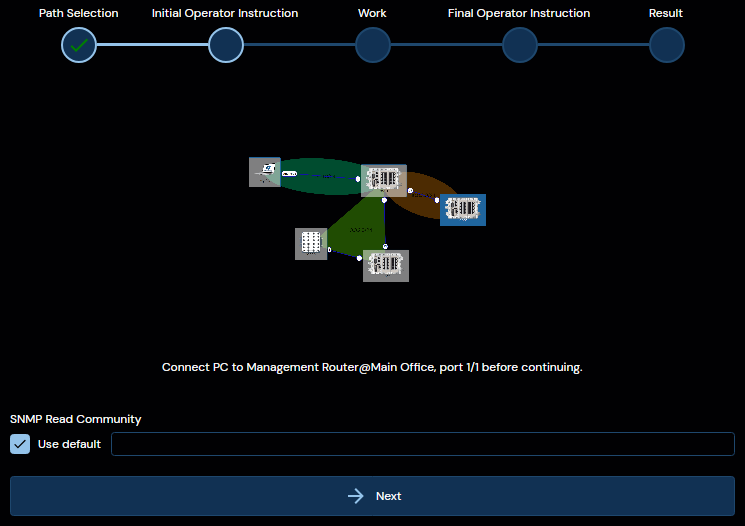 Build Network from Template - Step 2: Initial Operator Instructions