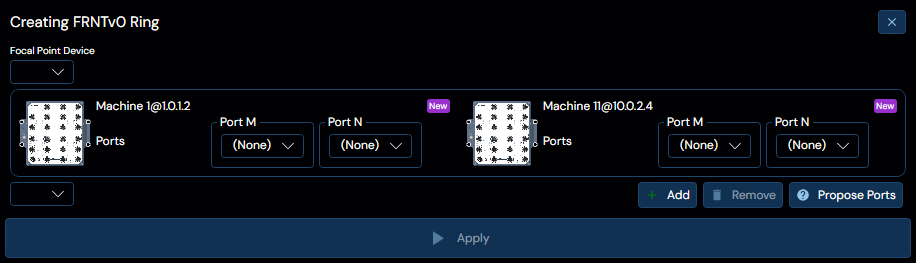 FRNT V0 interface