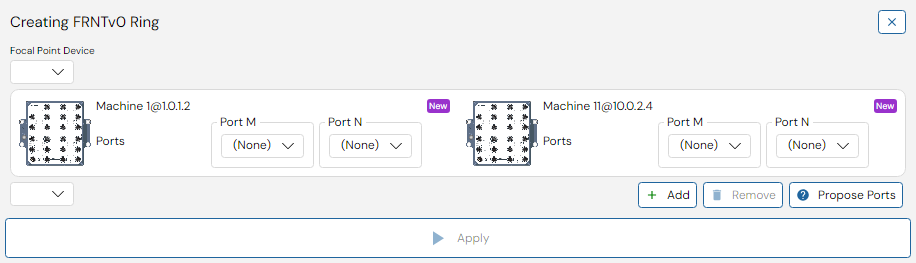 FRNT V0 interface