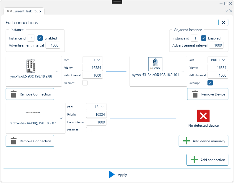 Rico v3 interface