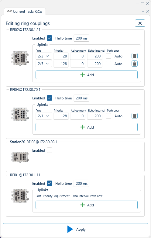 Rico v0 interface